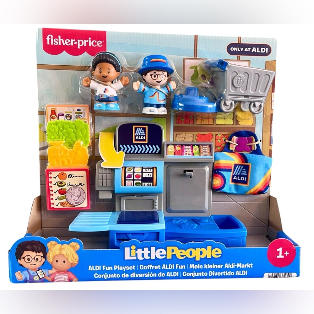 Fisher-Price Little People ALDI Fun Playset - Blue New in Original Package
